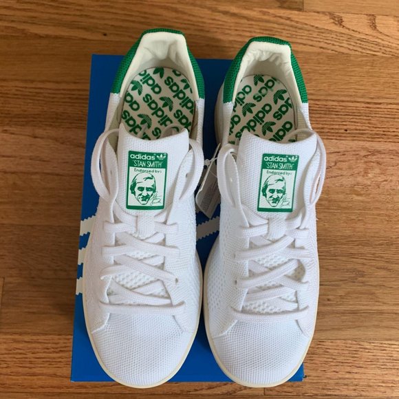 Adidas Stan Smith OG PK White / Green Mens Shoes - Picture 6 of 7
